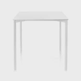 Striped Tavolo tuintafel vierkant 79x79 wit