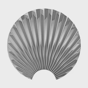 Concha wandhaak medium zilver