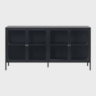by fonQ Fort Dressoir 4-Deurs - Zwart by fonQ Fort Dressoir 4-Deurs - Zwart