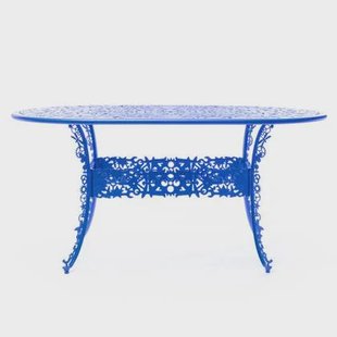 Industry Garden tuintafel ovaal 152x90 Sky Blue