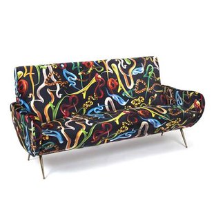 Seletti Toiletpaper Lounge sofa 3-zits Snakes Seletti Toiletpaper Lounge sofa 3-zits Snakes