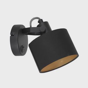 Mexlite - spot - Ornoir - zwart - metaal stof - opbouwspot - E14 -