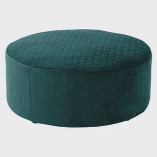 Goossens Poef Arendal in monolith 37 met honing raat stiksel