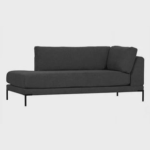 vtwonen Couple Lounge Element - Polyester - Donkergrijs - 89x100x200