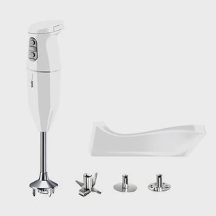 Bamix Cordless PLUS staafmixer wit, met booster
