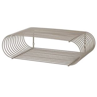 Curva wandplank 40 taupe