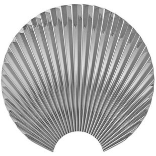 Concha wandhaak large zilver