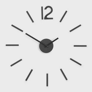 Umbra Blink Wandklok - Zwart