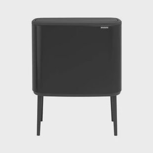 Brabantia Bo Touch Bin Afvalemmer 3 x 11 L - Zwart