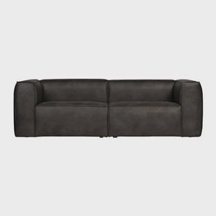 WOOOD Bean 3,5-zitsbank - Eco-leder - Zwart