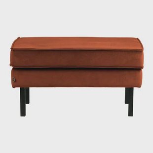 WOOOD Rodeo Hocker - Velvet - Roest