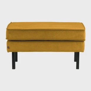 WOOOD Rodeo Hocker - Velvet - Oker
