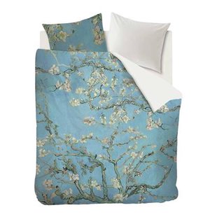 Beddinghouse x Van Gogh Museum Almond Blossom Dekbedovertrek 240 x 200|220 cm - Blauw