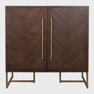 Dutchbone Class Wijnkast - Donkerbruin