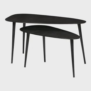 WOOOD Triangle Bijzettafel Set van 2