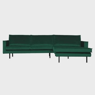 WOOOD Rodeo Chaise Longue Rechts - Velvet - Green Forest