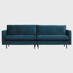 BePureHome Rodeo Classic 3-zitsbank - Velvet - Blauw BePureHome Rodeo Classic 3-zitsbank - Velvet - Blauw