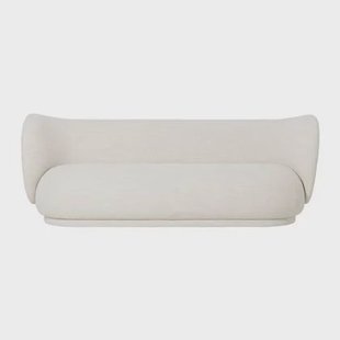 Ferm LIVING Rico Bouclé 3-zitsbank - Off-White