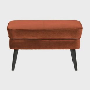 Woood Rocco Hocker - Velvet - Roest