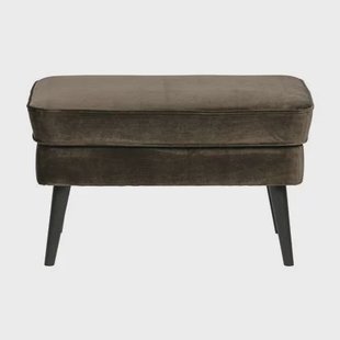 Woood Rocco Hocker - Velvet - Warm Groen