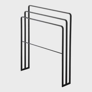 Yamazaki Tower Handdoekhouder - Zwart