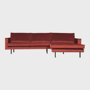 WOOOD Rodeo Chaise Longue Rechts - Velvet - Chestnut