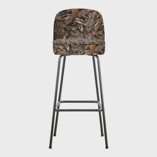 WOOOD Vogue Barkruk H 103 cm - Fluweel - Bouquet