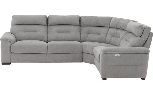 Goossens Bank Boris grijs, stof,