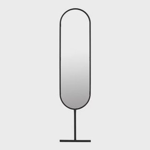 Zuiver Tess Spiegel - H 165 x B 38,5 cm - Zwart