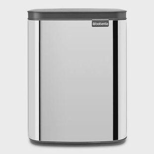 Brabantia Bo Afvalemmer 7 L - Brilliant Steel