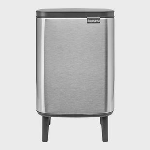 Brabantia Bo Hi Afvalemmer 7 L - Matt Steel FPP