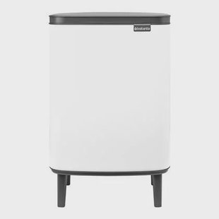 Brabantia Bo Hi Afvalemmer 12 L - White