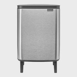 Brabantia Bo Hi Afvalemmer 12 L - Matt Steel FPP Brabantia Bo Hi Afvalemmer 12 L - Matt Steel FPP