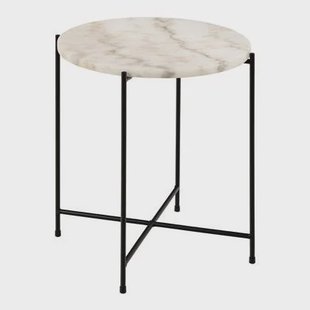 by fonQ Dainty Bijzettafel Ø 42 cm - Wit