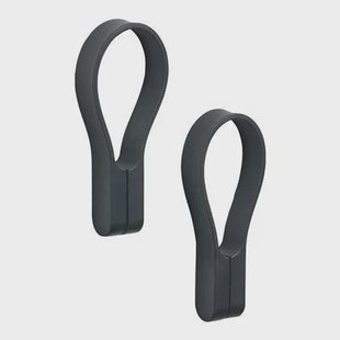 Zone Denmark Loop Handdoeklus met Magneet 2 st. - Zwart