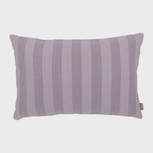 by fonQ Linen Stripe Sierkussen 40 x 60 cm - Lavendel