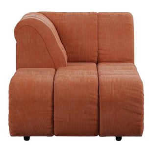 HKliving Wave Bank Element - Divan Links - Dusty Orange HKliving Wave Bank Element - Divan Links - Dusty Orange