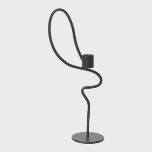Ferm Living Valse Kandelaar High - Zwart