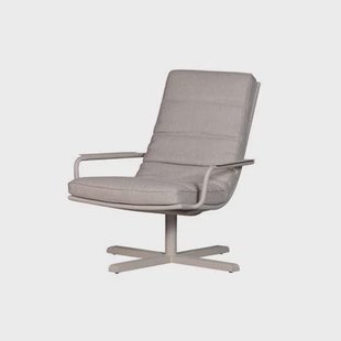 WOOOD Fauteuil Coosa - Aluminium - Zand - 92x83x93