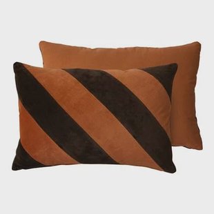 HKliving Striped Velvet Sierkussen 40 x 60 cm - September