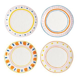 &k amsterdam Boavista Bord Ø 21,5 cm - Set van 4 &k amsterdam Boavista Bord Ø 21,5 cm - Set van 4