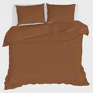 by fonQ Fresh Dekbedovertrek 200 x 240 cm - Terracotta