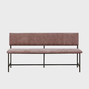 by fonQ Spare Eetkamerbank - B 220 cm - Flamingo