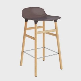 Normann Copenhagen Form Barkruk Low 65 cm - Eiken - Bruin
