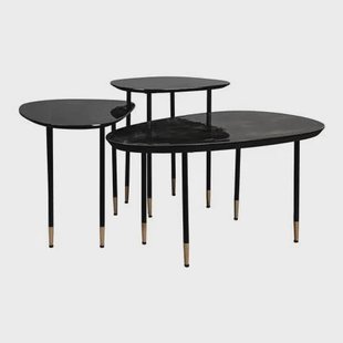 Dutchbone Phyllis Bijzettafel - Set van 3