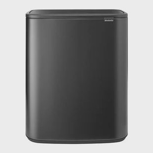 Brabantia Bo Touch Bin Afvalemmer 60 Liter - Confident Grey