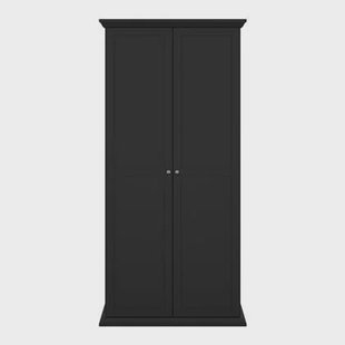 by fonQ basic Cottage Kledingkast - Mat Zwart