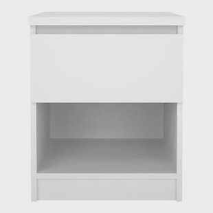 by fonQ basic Slide Nachtkastje - 1 lade - Wit