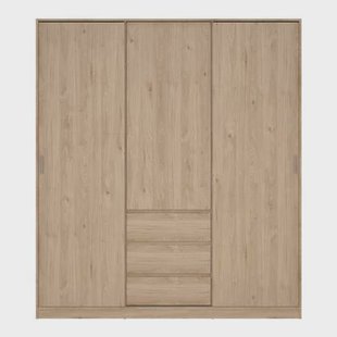 by fonQ basic Slide Kledingkast - B 177 cm - Eiken