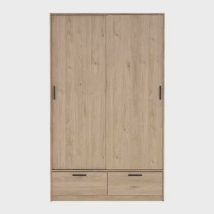 by fonQ basic Slim Kledingkast - B 121,2 - Eiken by fonQ basic Slim Kledingkast - B 121,2 - Eiken